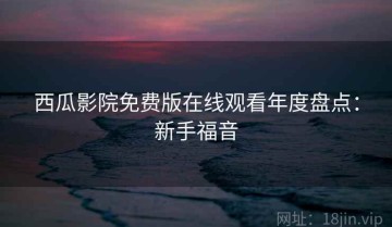 西瓜影院免费版在线观看年度盘点：新手福音