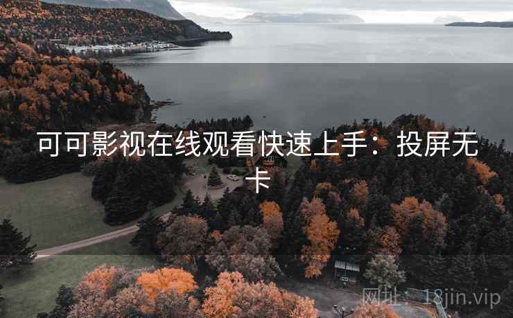 可可影视在线观看快速上手：投屏无卡